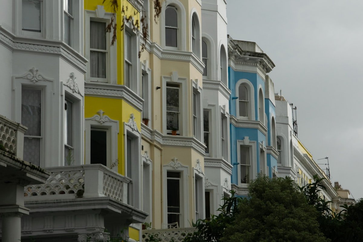 Victorian terraced property representing the residential lettings market for pest control